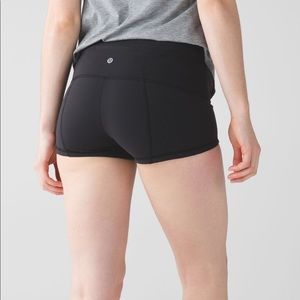 Lululemon Full-On Luon 2 Short Black Size 8